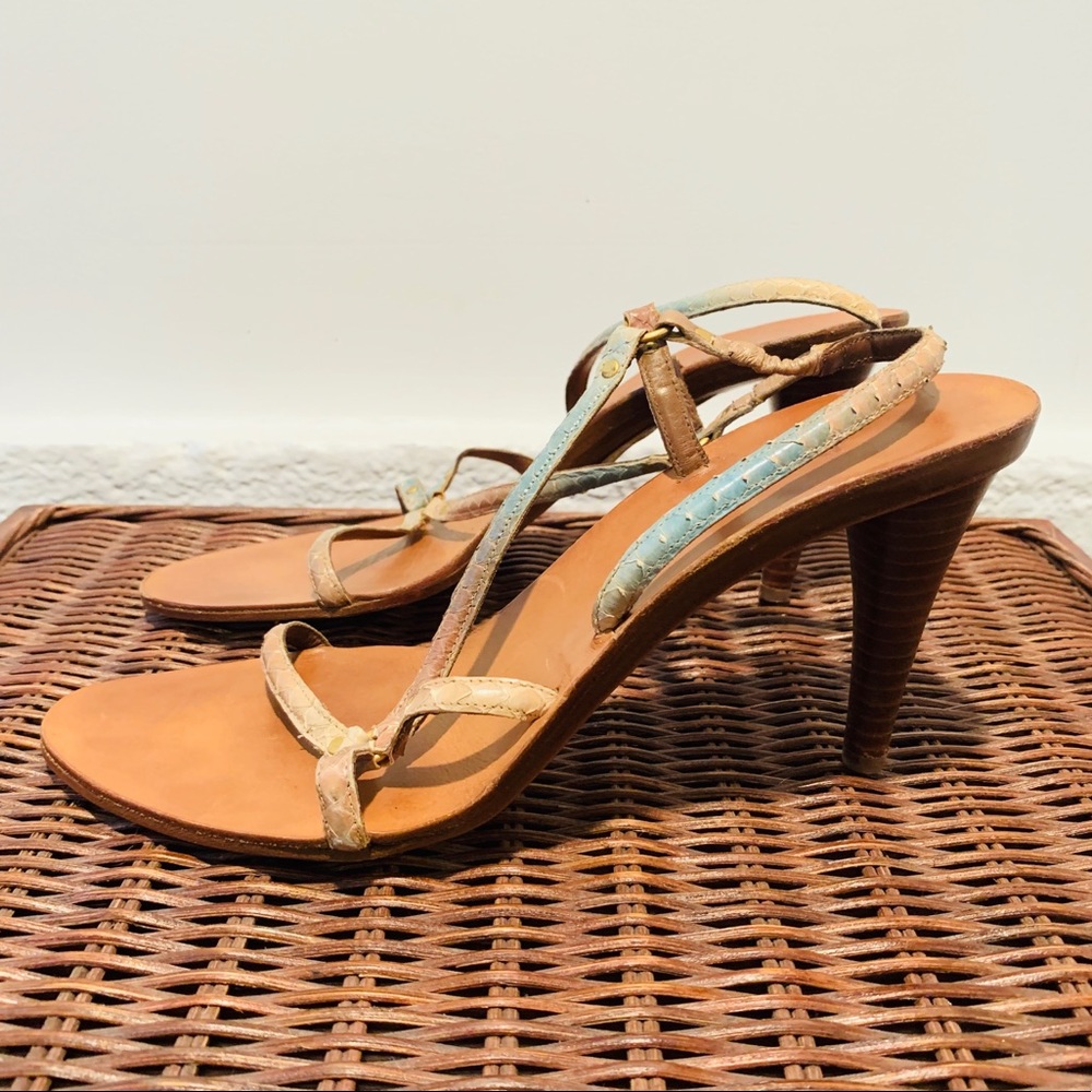 Donna Karan Strappy Heeled Sandal
